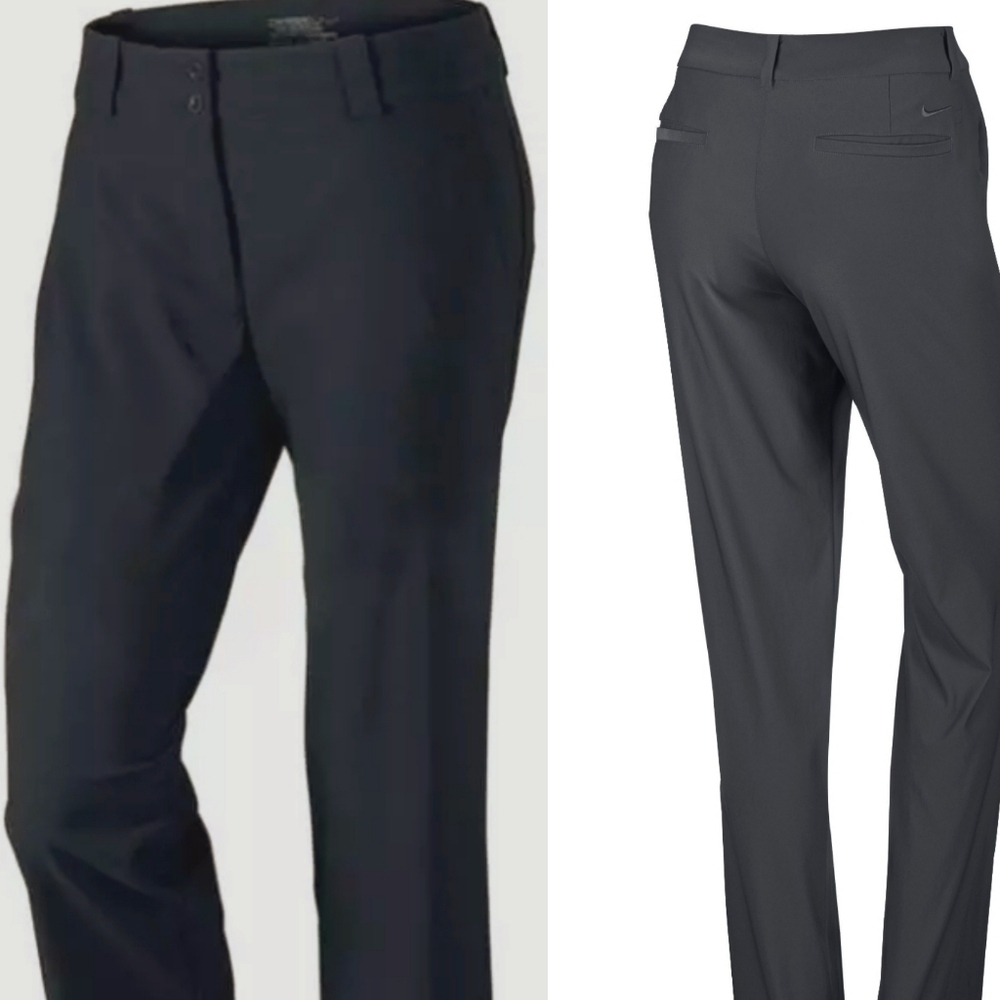 Nike Golf Dri-fit Performance Pants Straight Leg Comfort Stretch Womens Size 14